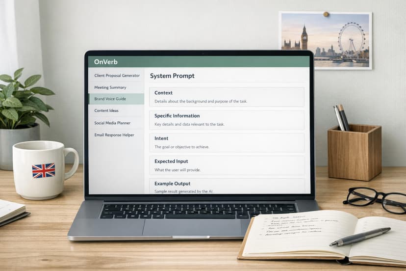 From One‑Off Prompts to an AI System with OnVerb